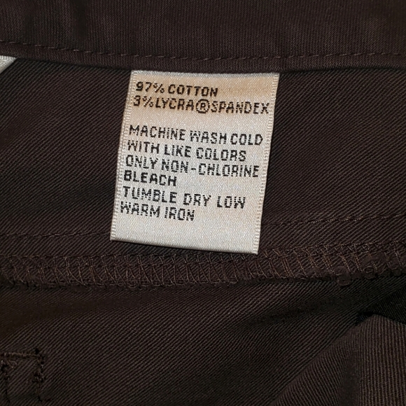 Talbots Stretch Dark Brown Pants Size 4 - Picture 7 of 8